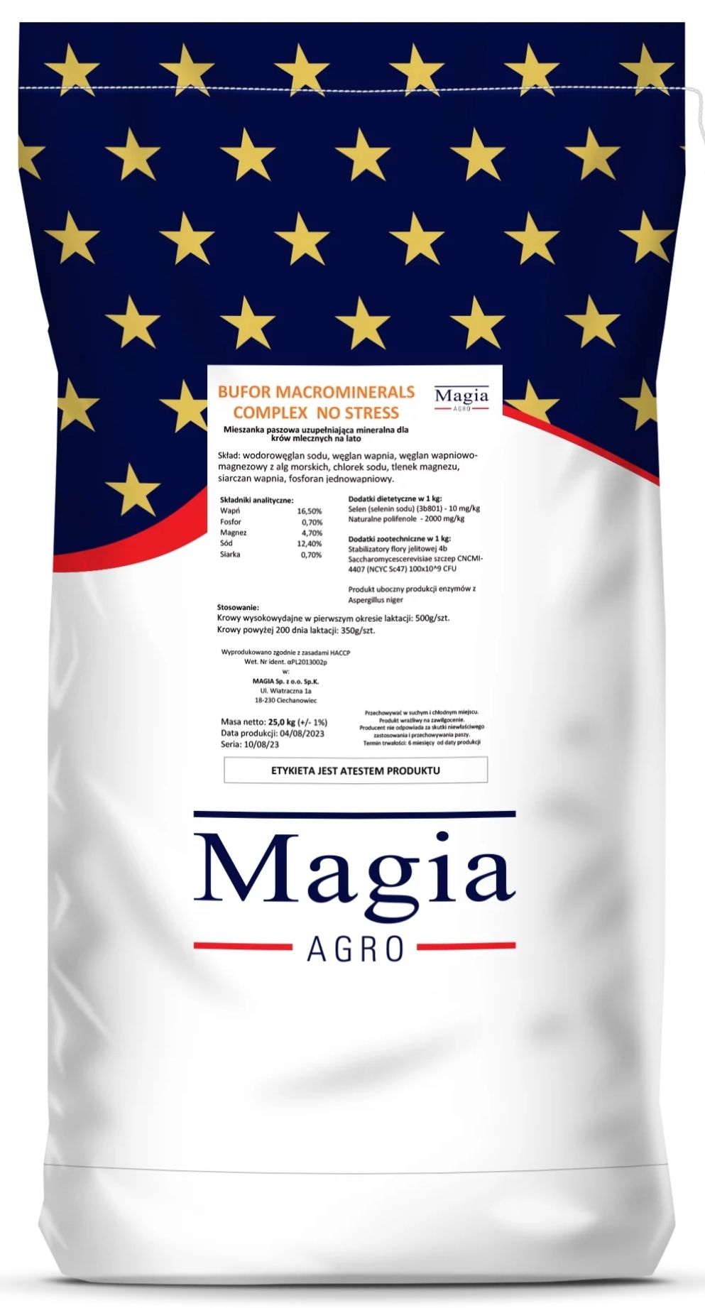 Bufor Macrominerals Complex No Stress | Magia Agro - producent pasz dla krów